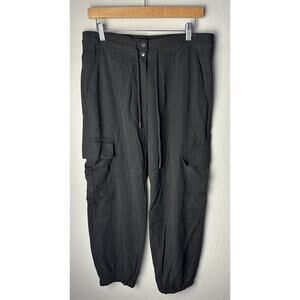 NWT Zara Women's Button Front Drop Crotch Harem Pants Size MEDIUM